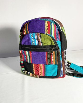 Fully Patchwork Cotton Backpack