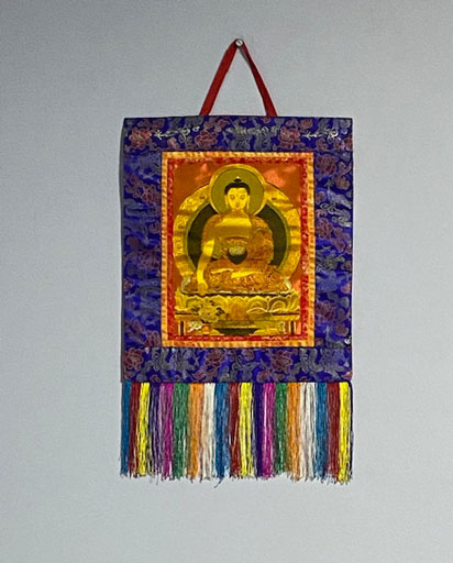 Brocade Buddha Wall Hanging