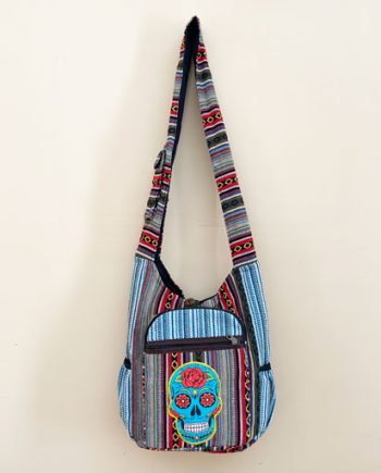 Skull Patch Cotton Jogi Bags