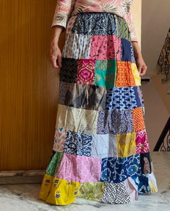 Patchwork Long Skirts