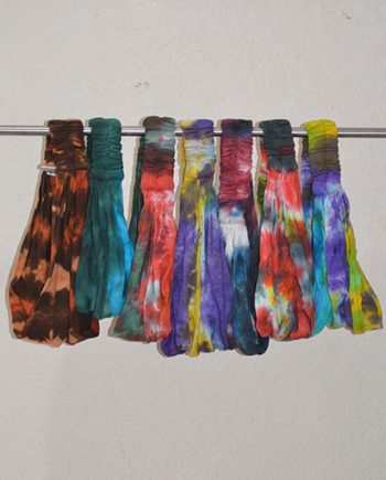 Tie Dyed Sinker Cotton Headbands
