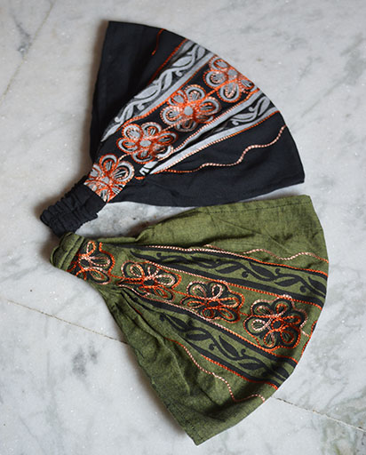 Embroidery Cotton Headbands