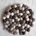 Natural Wool Felted Hot Pot Stand