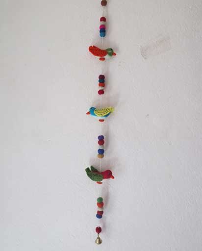 Handmade Felt Bird Decoration