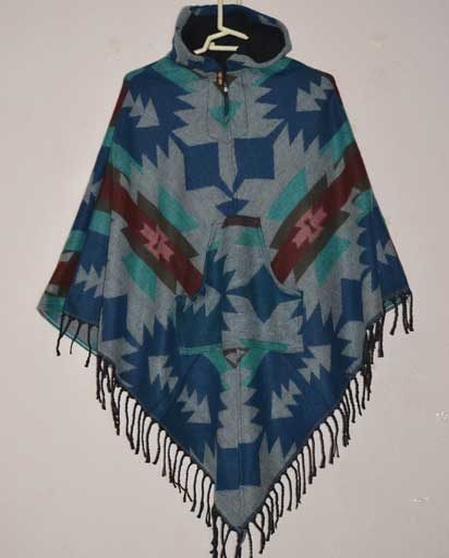 Warm Woolen Hood Ponchos