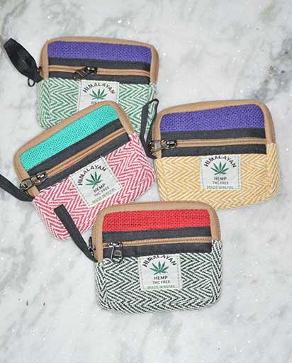 Hemp Cotton Credit Card Purse
