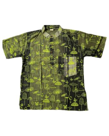 Mushroom Printed Cotton Half Kurtha