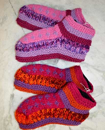 Handmade Woolen Room Slippers