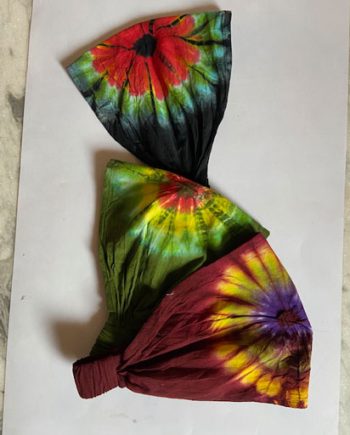 Cotton Tie Dyed Headbands