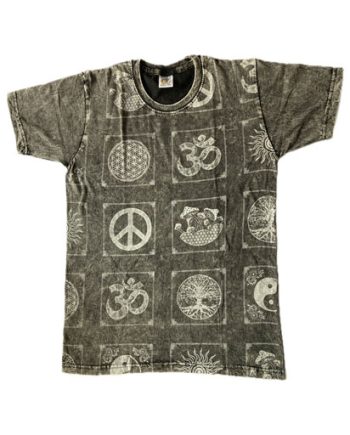 Stonewashed Cotton Tee Shirts