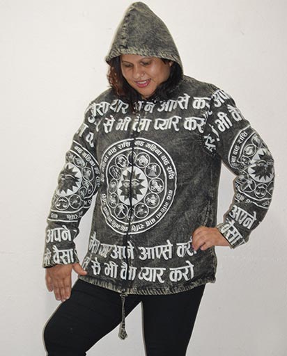 Zodiac Sign Cotton Jackets