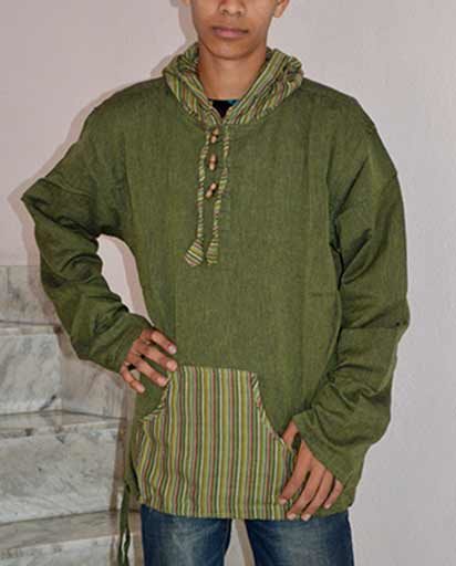 Cotton Pullover Style Hooded Kurthas