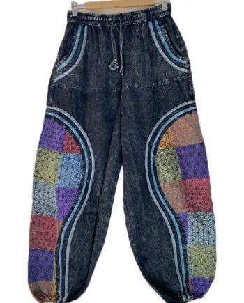 Side Patches Cotton Trousers