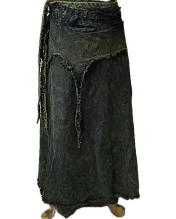 Wrap Around Cotton Long Skirt