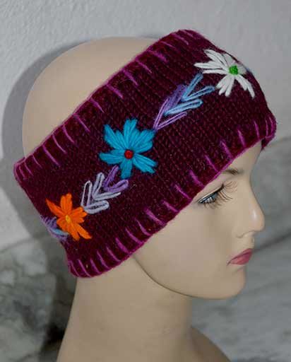 Embroidery Woolen Head Bands