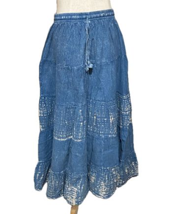 Long Cotton Panel Skirts