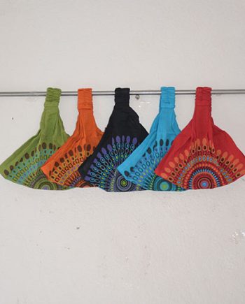 Mandala Hand Print Cotton Headbands