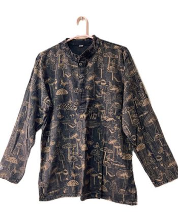 Stonewashed Mushroom Cotton Kurthas