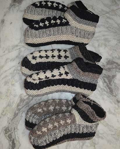 Natural Woolen Room Slippers