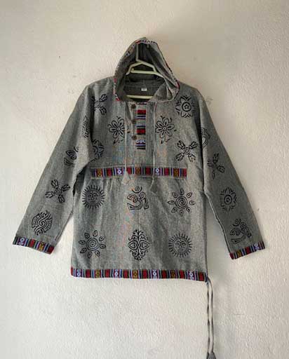 Cotton Block Print Nepal Hoodies