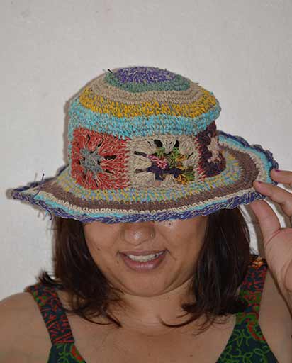 Hemp Cotton Flower Hats