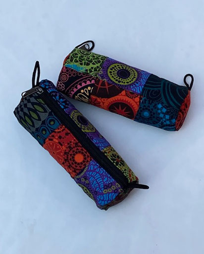 Patchwork Cotton Pencil Case