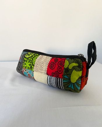 Patchwork Cotton Pencil Case