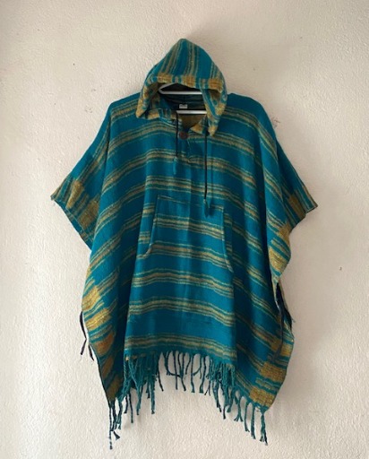 Hooded Warm Woolen Poncho