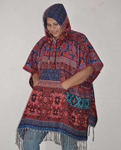 Warm Woolen Square Ponchos