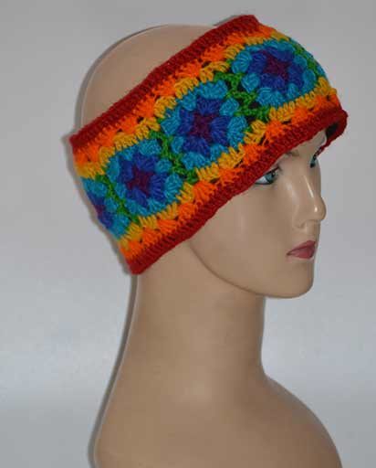 Woolen Patch Rainbow Headband