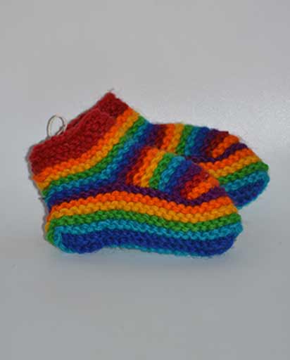 Childrens Hand Knitted Woolen Socks