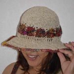Recycled Silk Flower Hemp Hats
