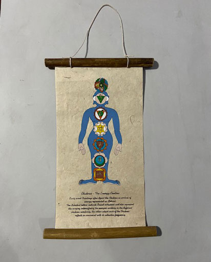 Handmade Seven Chakras Wall Hanging