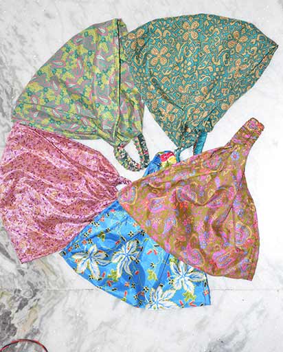 Womens Silk Boho  Headbands