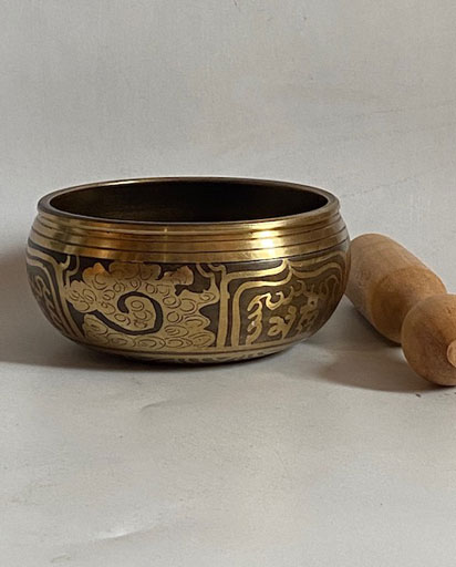 Hand Crafted OM Singing Bowl
