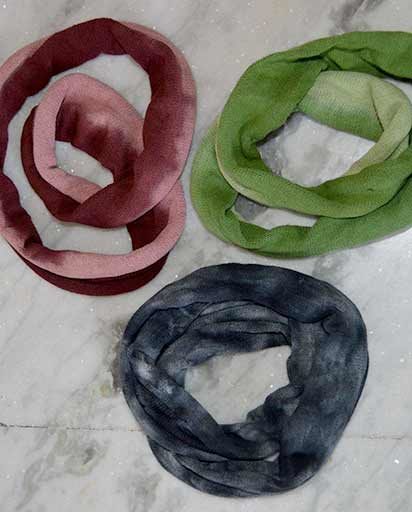Tie Dyed Cotton Knitting Double Headbands