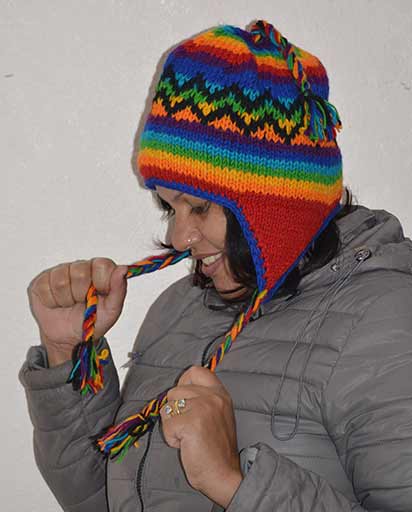 Rainbow Adult Woolen Hats