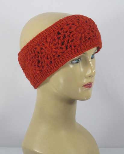 Woolen Hand Knitted Patch Headbands