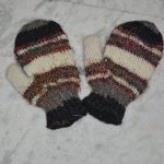 Recycled Silk Woolen Mittens